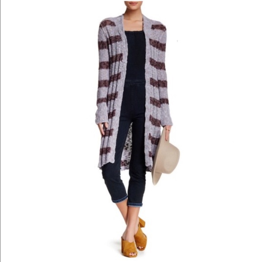 Free People Free Spirit Striped Duster